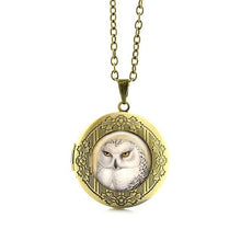 Vintage Owl Locket: Choose your Owl Species