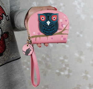 Cute Hoot Matching Mini Wallet